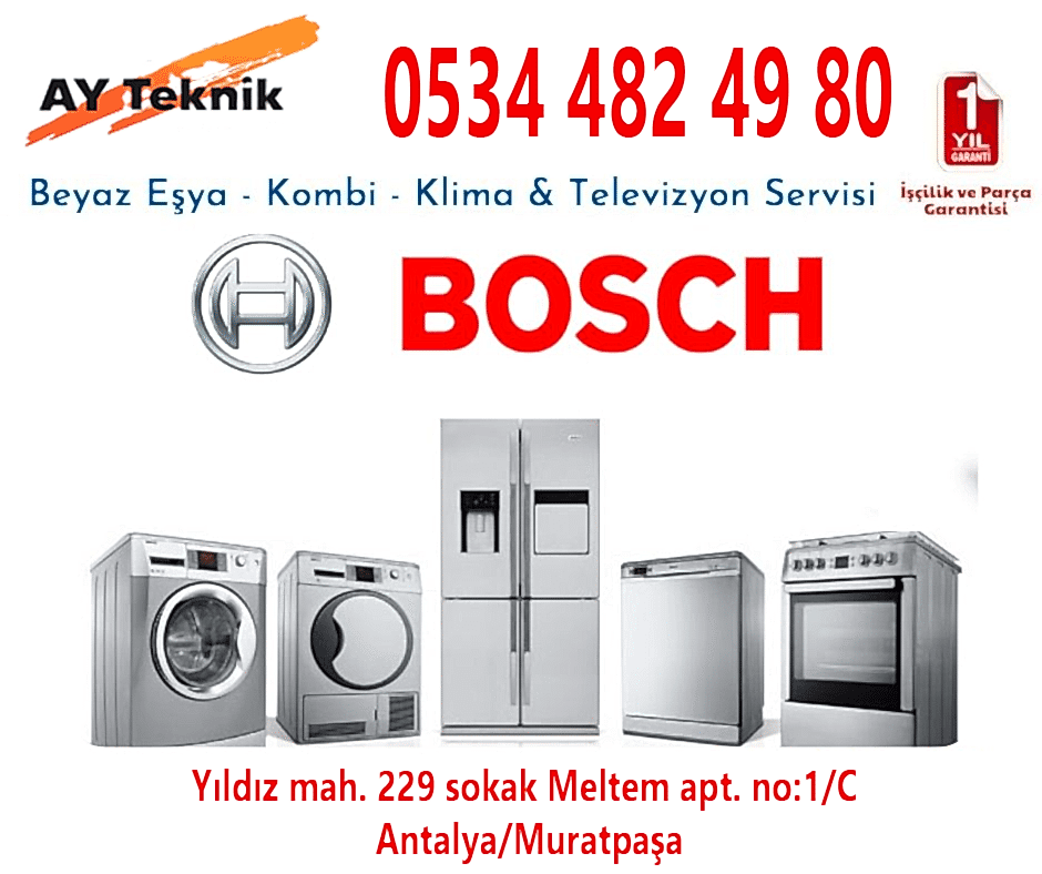 Antalya Bosch çamaşır makinesi servisi