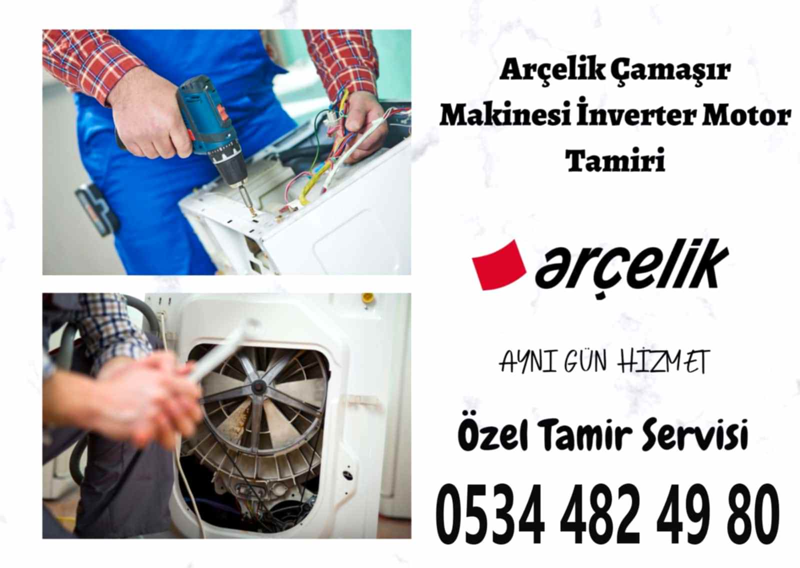 Arçelik çamaşır makinesi tamiri