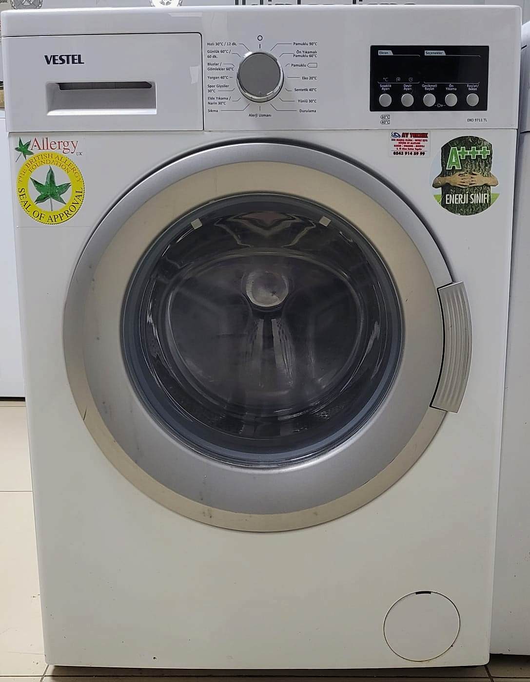 Vestel 9 Kg. Çamaşır Makinesi