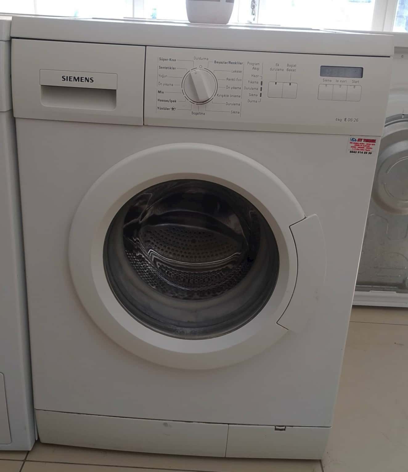 Siemens 6 Kg. Çamaşır Makinesi